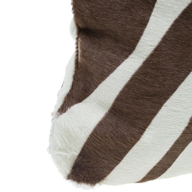 مملوكة مسبقًا Jimmy Choo Brown and White Pony Hair Clutch