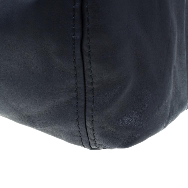 Pre Owned Jimmy Choo Black Leather XL Saba Hobo