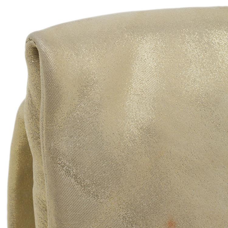 Pre Owned Jimmy Choo Metallic Gold Brushed Chandra Clutch 