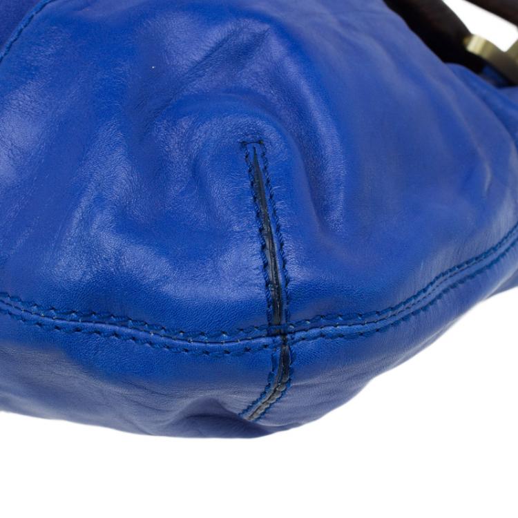 مملوكة مسبقًا Jimmy Choo Purple Leather and Suede Maia Hobo