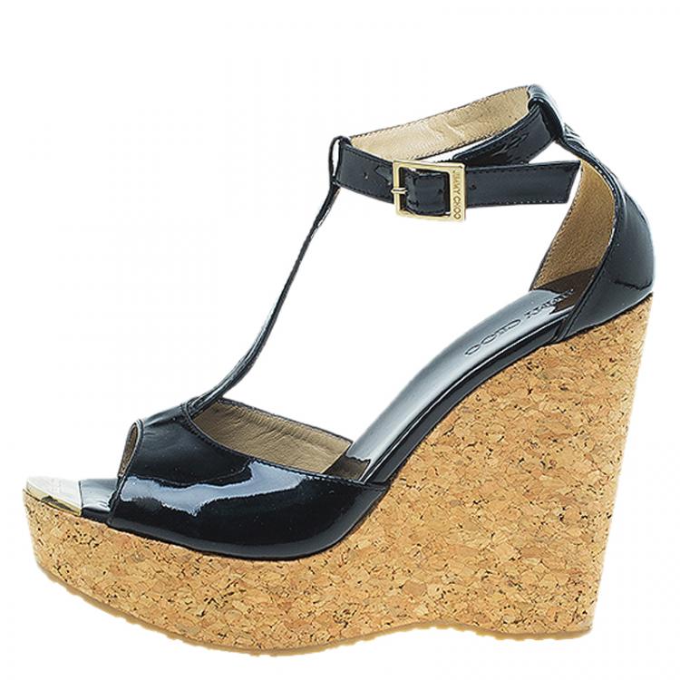 jimmy choo pela wedges