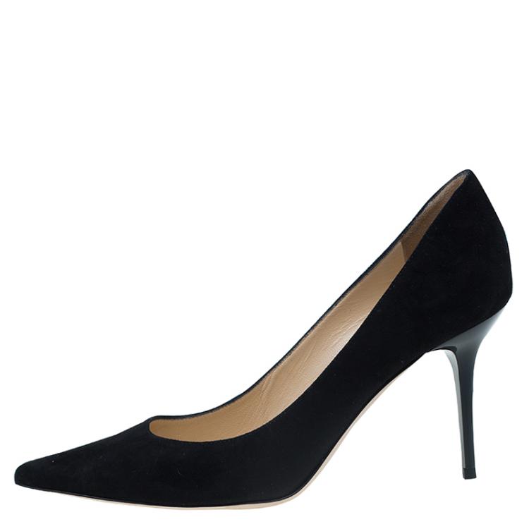 Agnes black discount suede jimmy choo