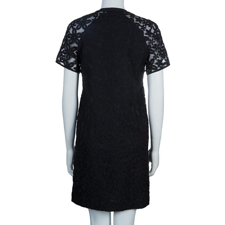 Pre Owned Joseph Black Jinny Embroidered Dress S