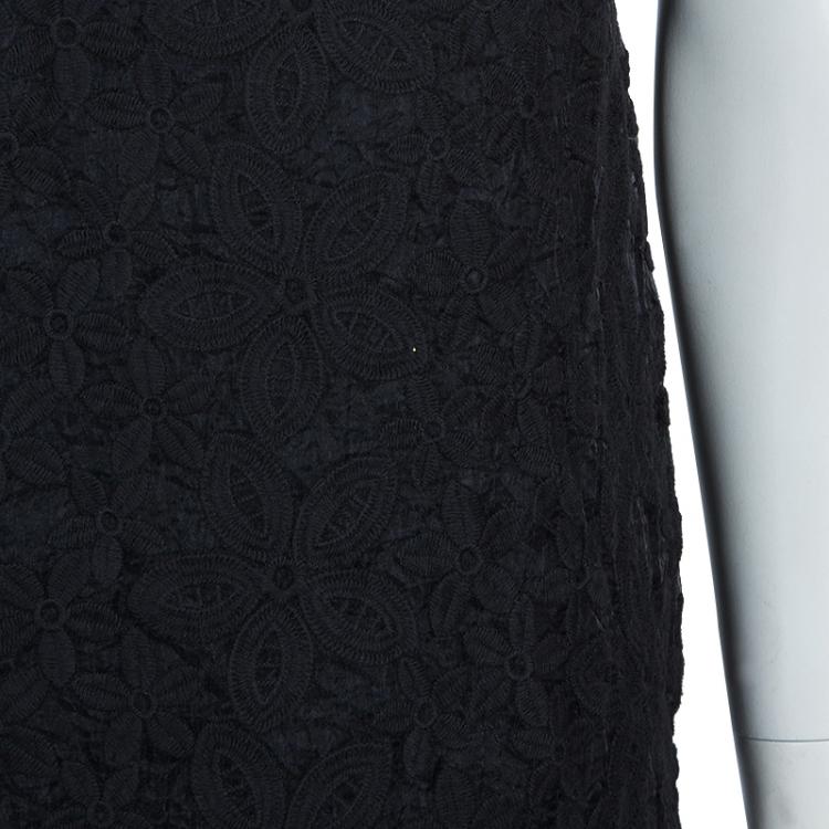 Pre Owned Joseph Black Jinny Embroidered Dress S