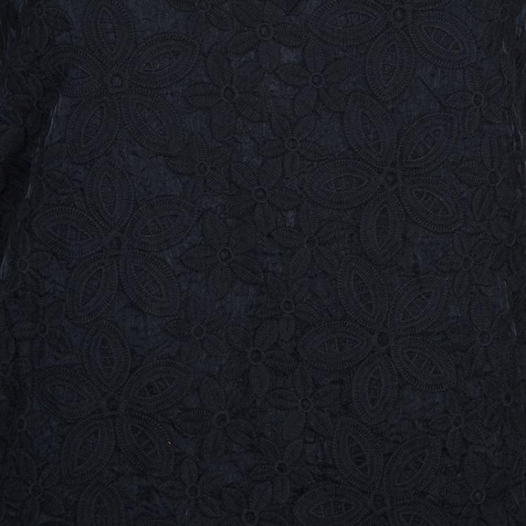 Pre Owned Joseph Black Jinny Embroidered Dress S