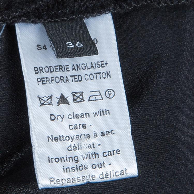 Pre Owned Joseph Black Jinny Embroidered Dress S