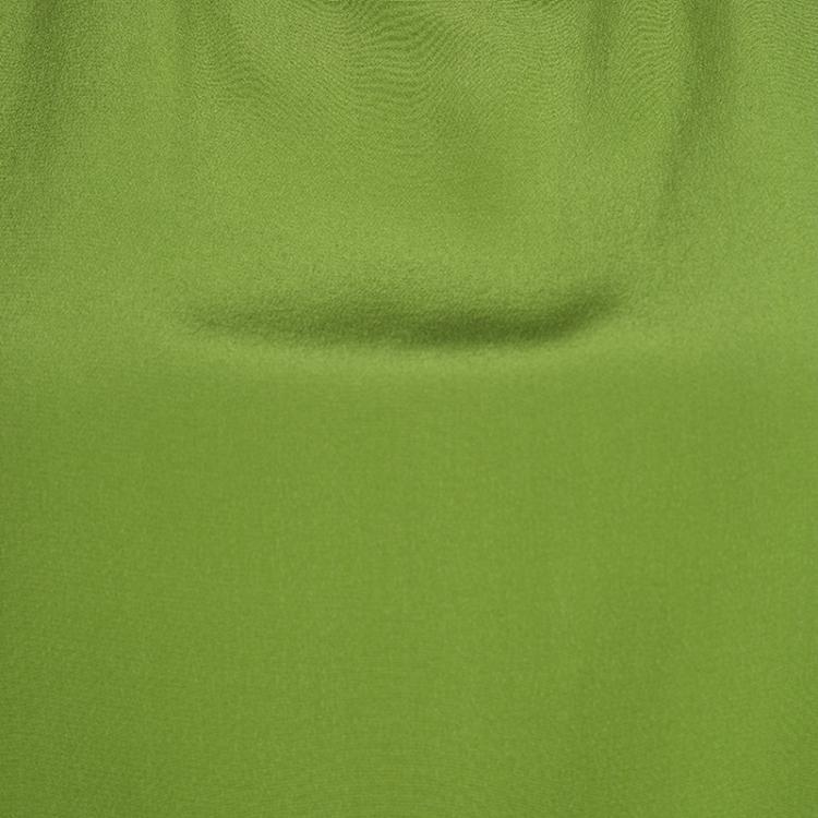 Pre Owned Joseph Green Plisse Side Panel Detail Sleeveless Top L