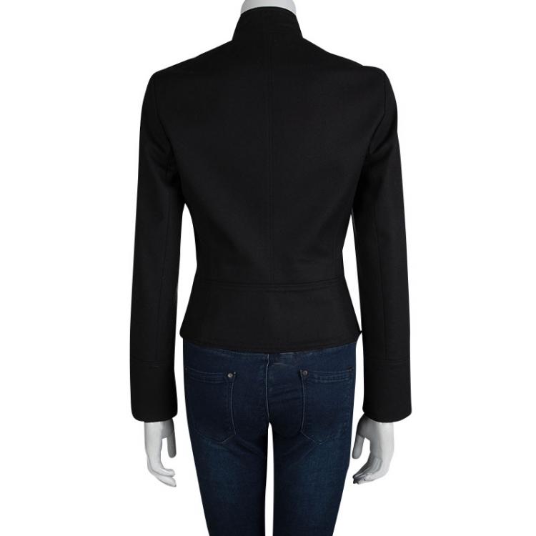 Pre Owned Joseph Black Military Style Jacket S