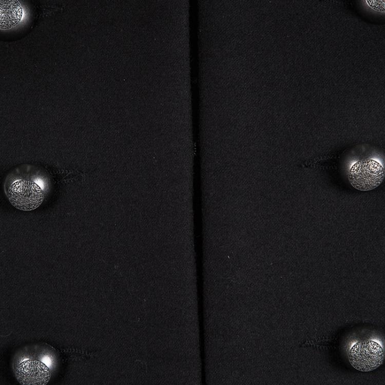 Pre Owned Joseph Black Military Style Jacket S