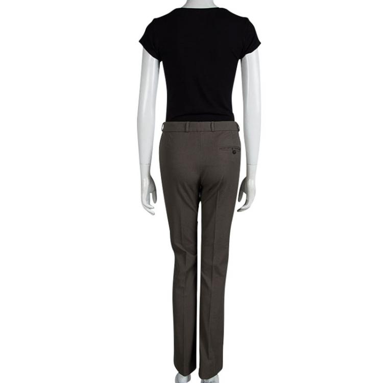 Pre Owned Joseph Ash Brown Boot Cut Trousers M