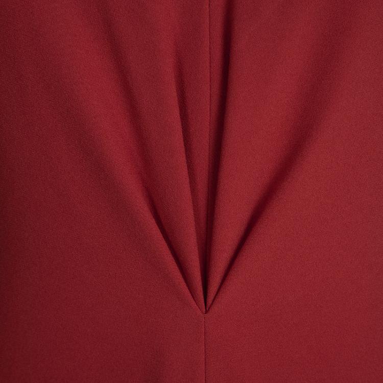 Pre Owned Joseph Red Stretch Crepe Yvonne Dress M