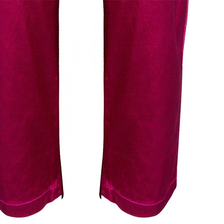 Pre Owned Just Cavalli Fuschia Pink Pocket Detail Pants