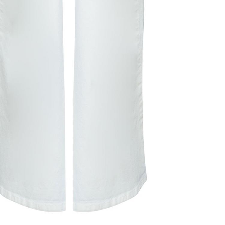 Pre Owned Just Cavalli White Wide Leg Denim Pants M