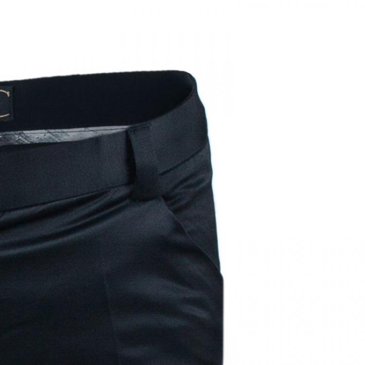 مملوكة مسبقًا Just Cavalli Black Satin Trouser S