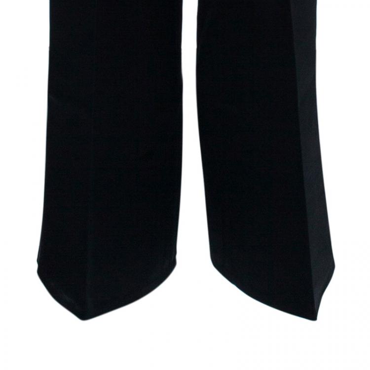 مملوكة مسبقًا Just Cavalli Black Satin Trouser S