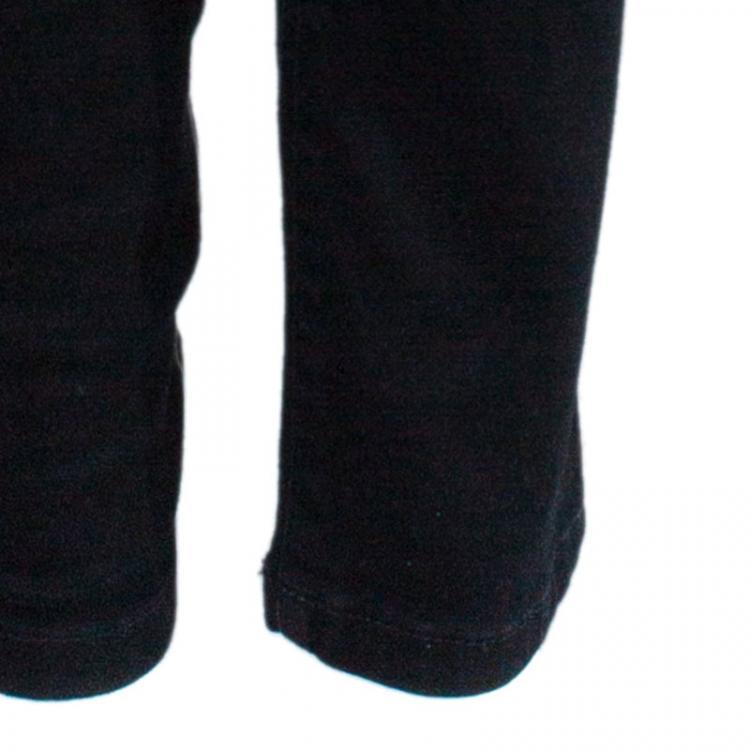 Pre Owned Just Cavalli Black Embellished Pocket Skinny Jeans M