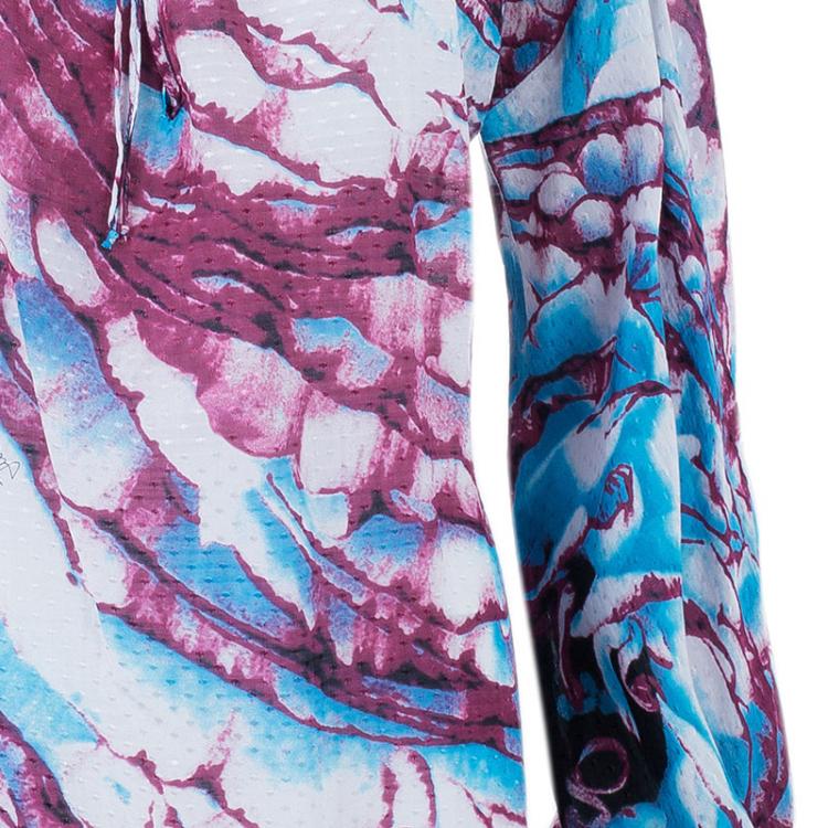 Pre Owned Just Cavalli Printed Cotton Multicolor Top S