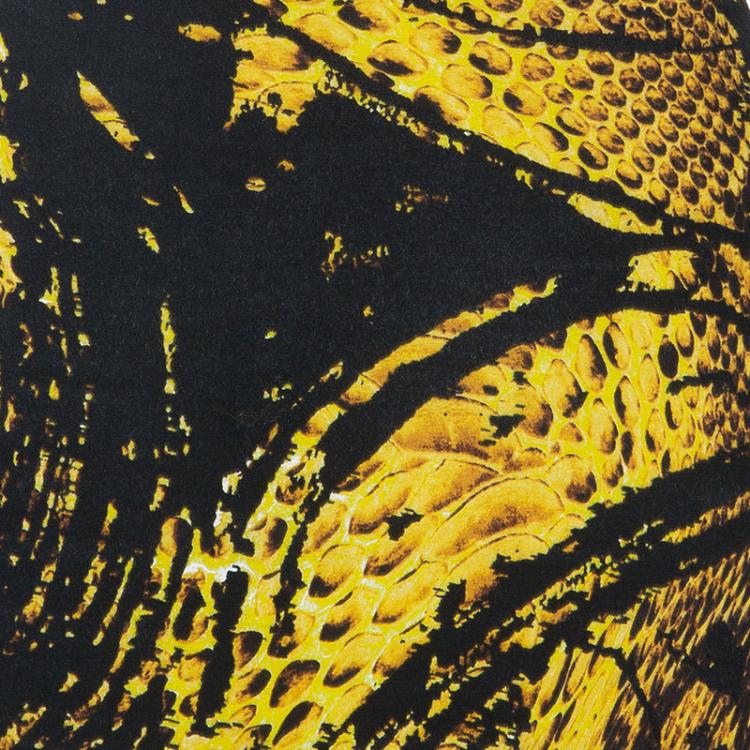 Pre Owned Just Cavalli Honeycomb Print Bodycon Dress L
