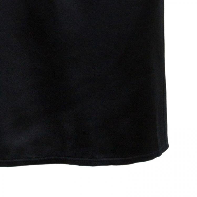 Pre Owned Just Cavalli Black Halterneck Detail Dress M