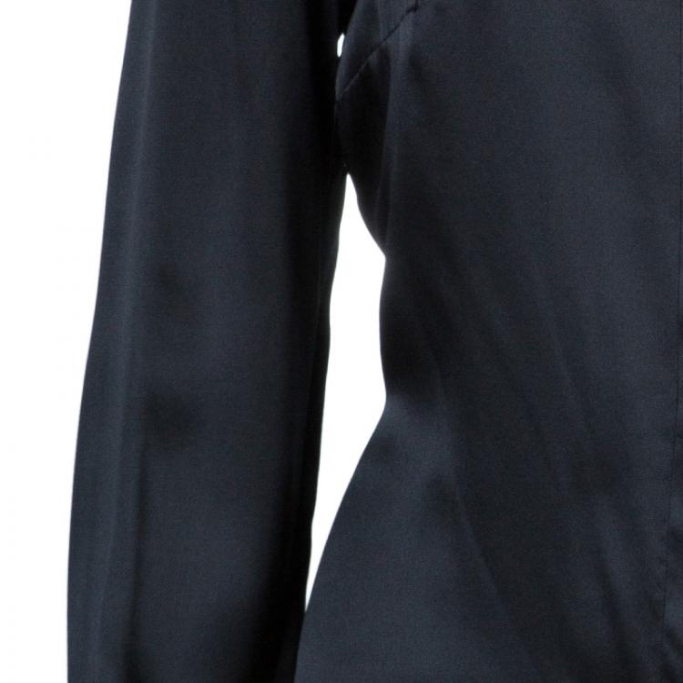 مملوكة مسبقًا Just Cavalli Embellished Collar Shirt S