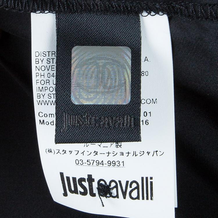 مملوكة مسبقًا Just Cavalli Embellished Collar Shirt S