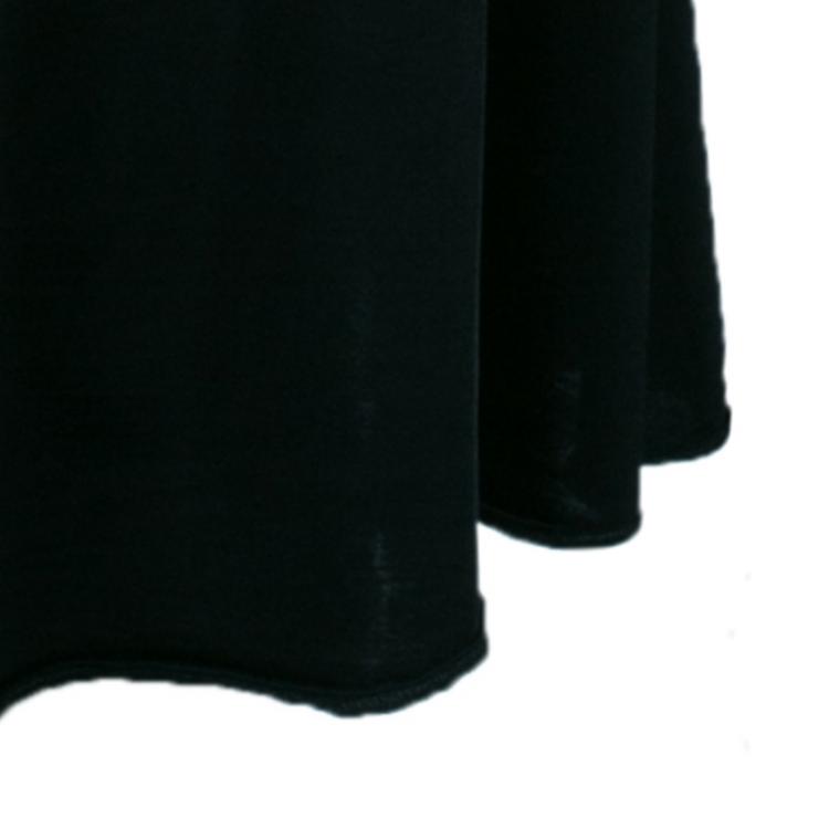 Pre Owned Just Cavalli Black Stretch Flare Dress M