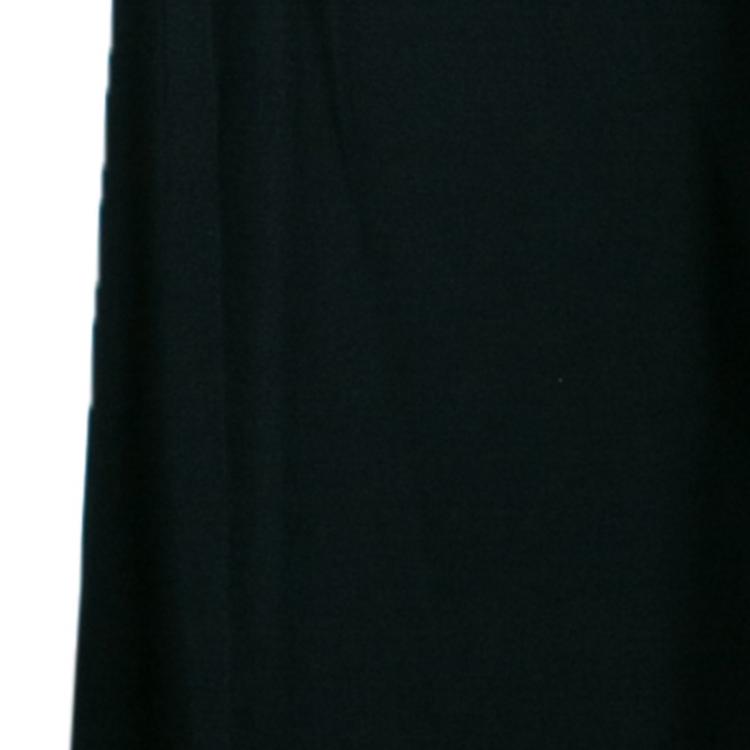 Pre Owned Just Cavalli Black Stretch Flare Dress M
