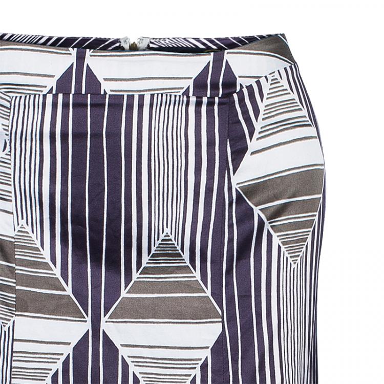 Pre Owned Just Cavalli Multiprint Maxi Skirt M