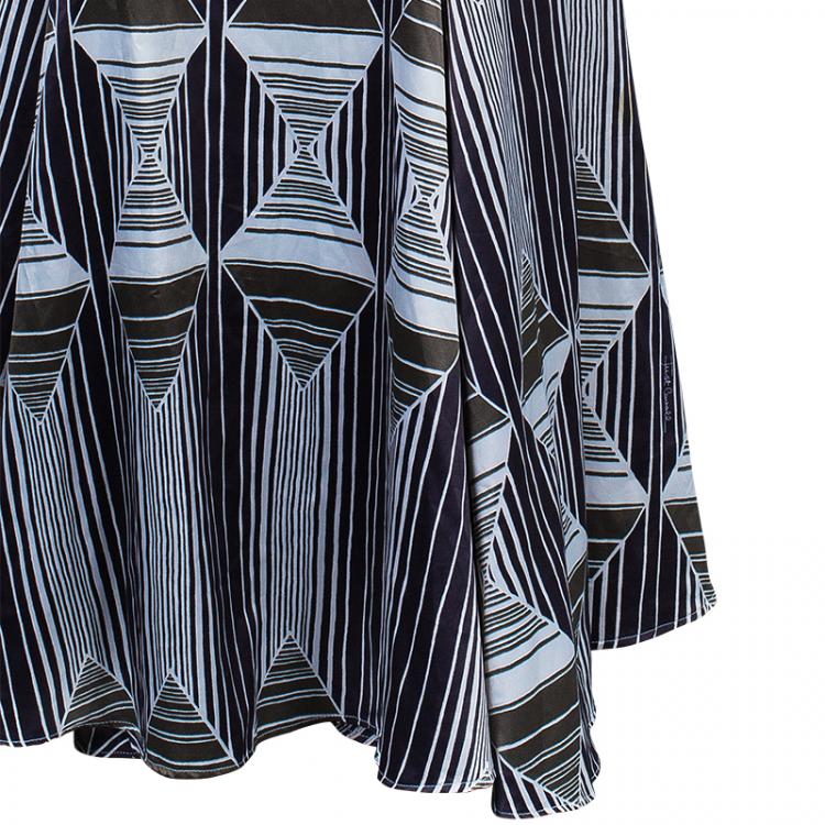 Pre Owned Just Cavalli Multiprint Maxi Skirt M