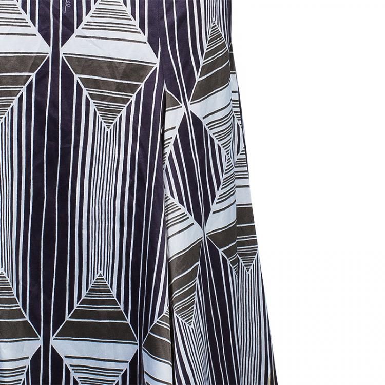 Pre Owned Just Cavalli Multiprint Maxi Skirt M