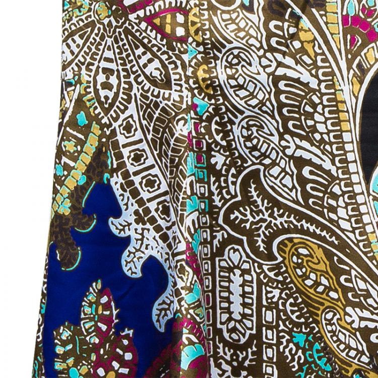 Pre Owned Just Cavalli Multicolor Printed  Maxi Skirt M