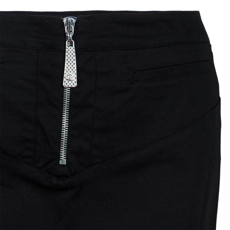 مملوكة مسبقًا Just Cavalli Black Pencil Skirt L