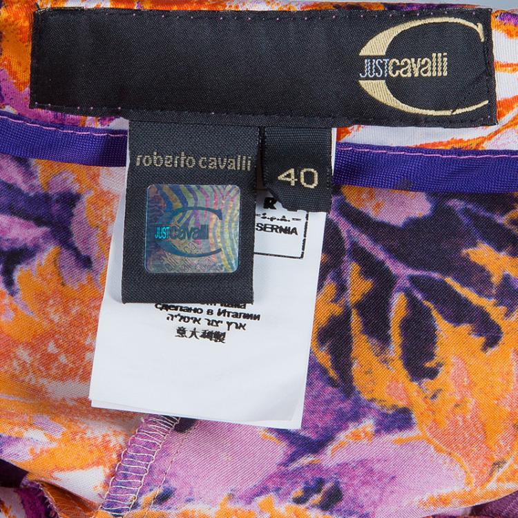 مملوكة مسبقًا Just Cavalli Floral Maxi Skirt S