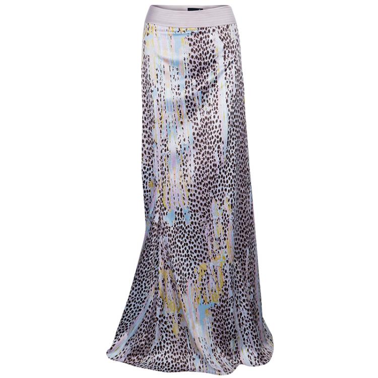 Pre Owned Just Cavalli Animal Print Maxi Skirt XL