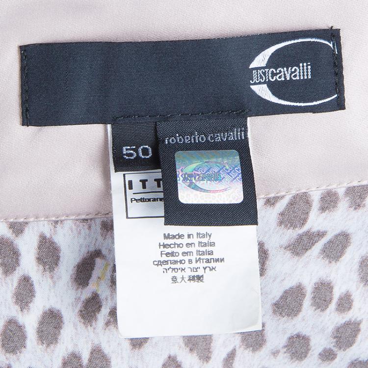 Pre Owned Just Cavalli Animal Print Maxi Skirt XL