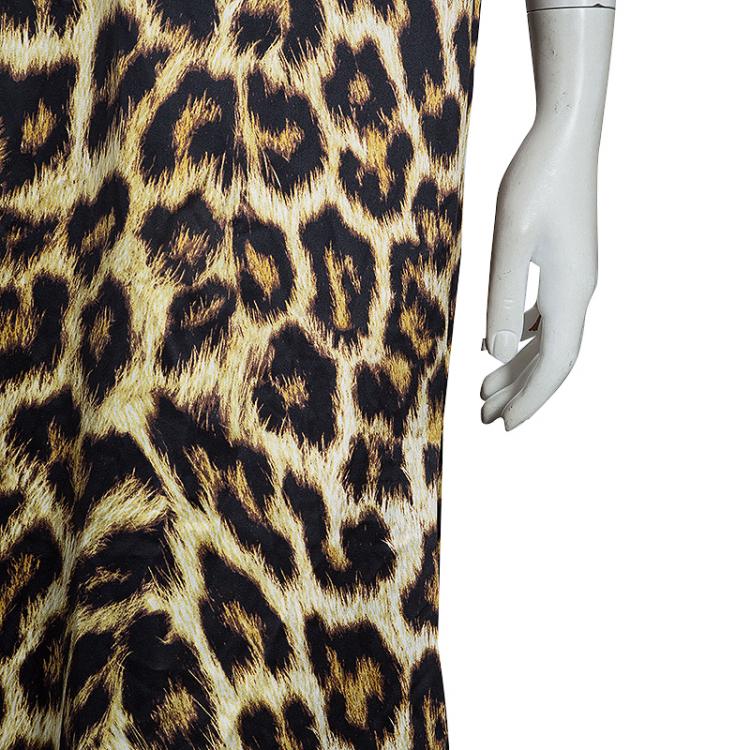 Pre Owned Just Cavalli Leopard Print Skirt XL
