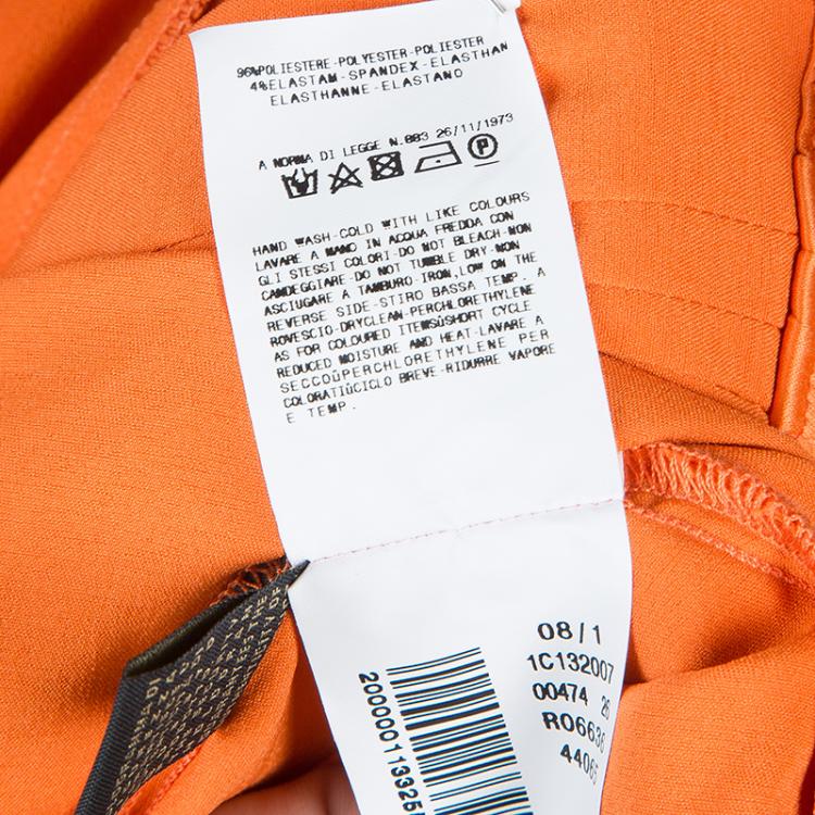 مملوكة مسبقًا Just Cavalli Orange Button Down Shirt L