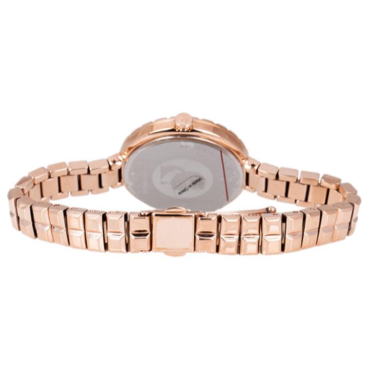 Pre Owned  Karl Lagerfeld Rose Gold-Plated Stainless Steel KL3603 Women's Wristwatch 34MM