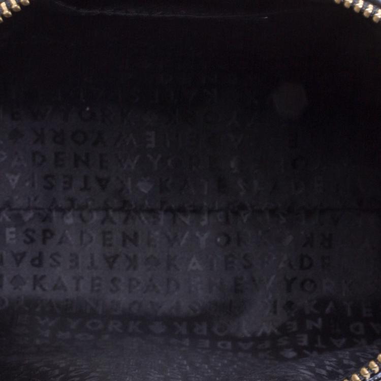 Pre Owned Kate Spade Black Leather Wellesley Hanna Crossbody Bag