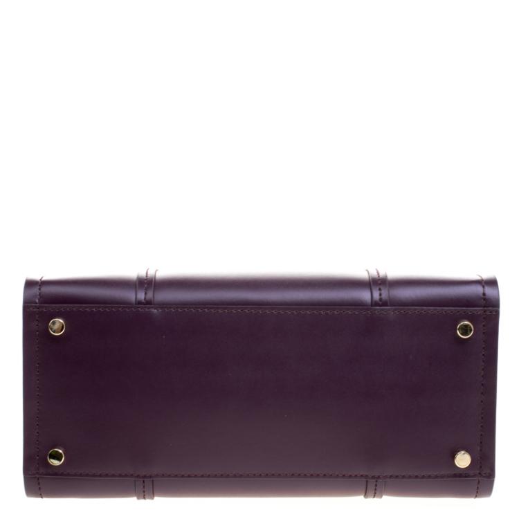 Pre Owned Kate Spade Purple Leather Annelle Arbour Hill Tote