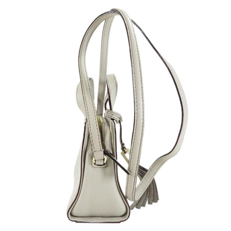 مملوكة مسبقًا Kate Spade White Leather Shoulder Bag