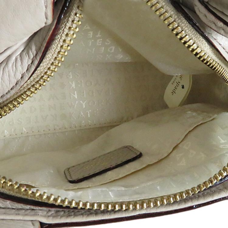مملوكة مسبقًا Kate Spade White Leather Shoulder Bag