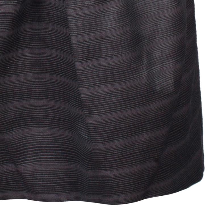 Pre Owned Kenzo Grey Strapless Dress S