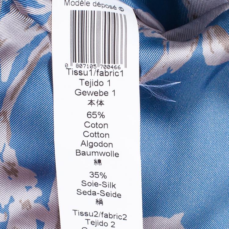 Pre Owned Kenzo Grey Strapless Dress S