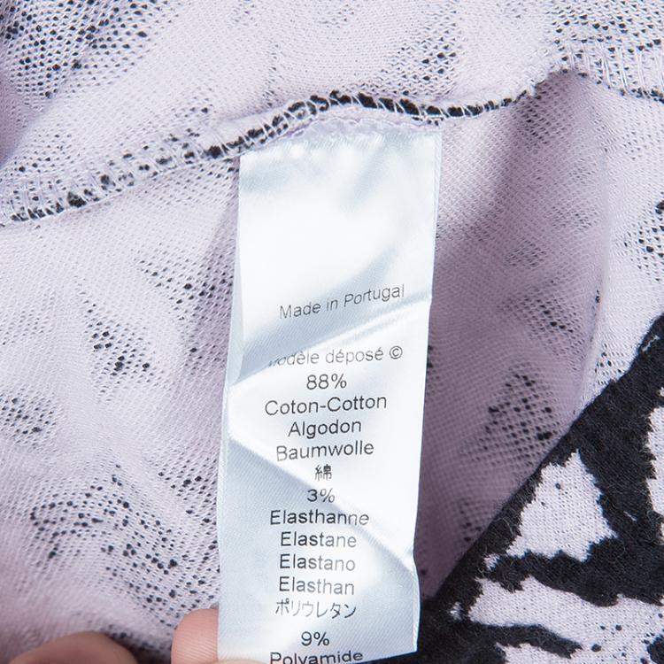 Pre Owned Kenzo Lilac Printed Dress L
