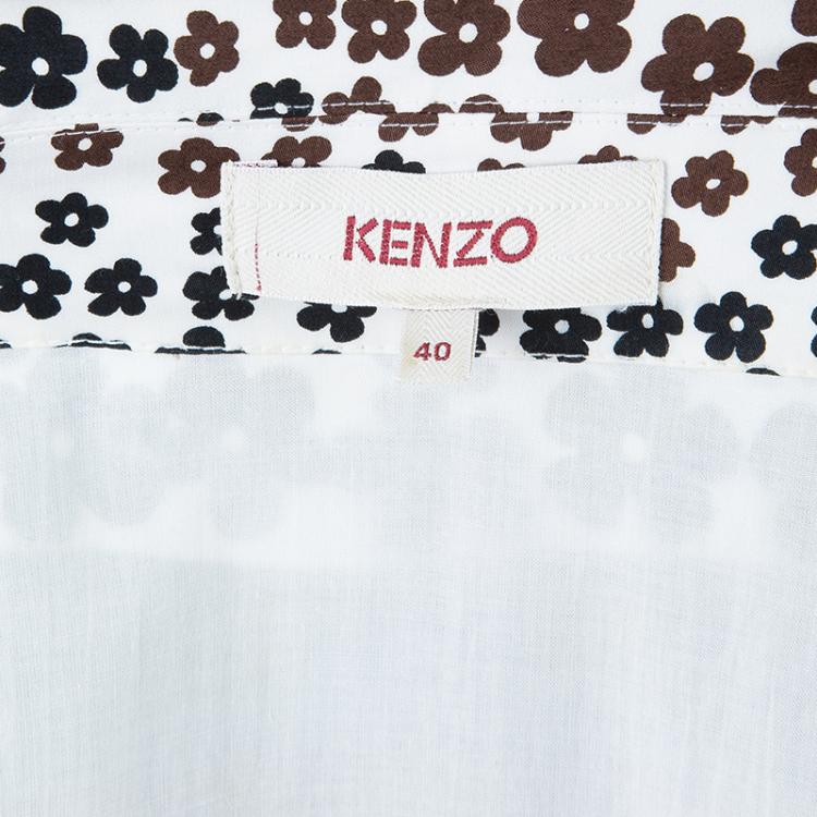 مملوكة مسبقًا Kenzo Printed Wrap Midi Dress S
