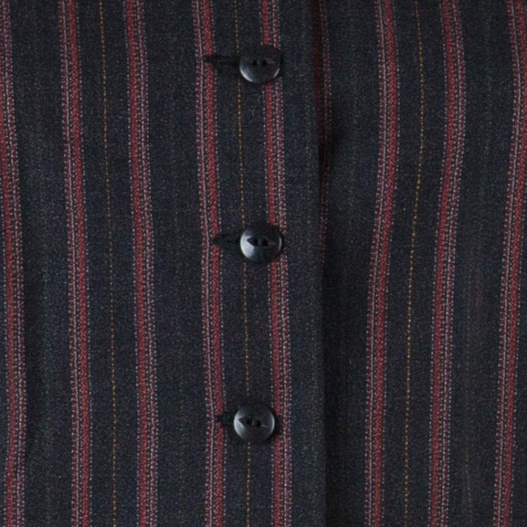 مملوكة مسبقًا Kenzo Black Striped Vest L