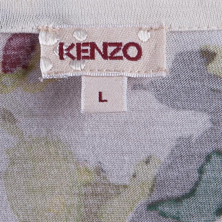 مملوكة مسبقًا Kenzo Floral Print Tank Top L