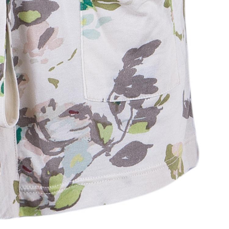 Pre Owned Kenzo Floral Print Long Sleeve Top M