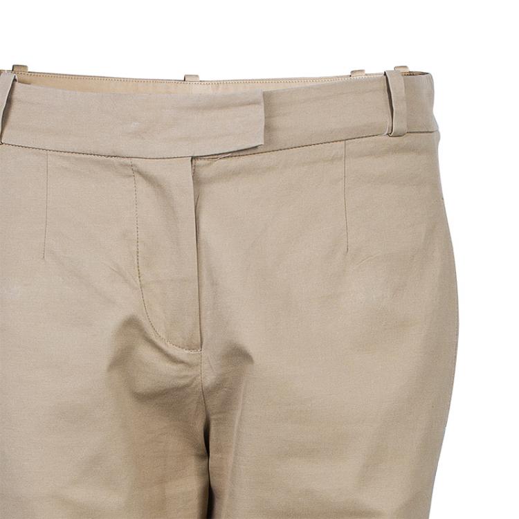 Pre Owned Kenzo Khaki Casual Trousers M